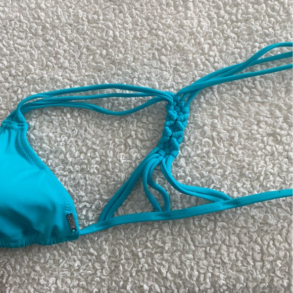 XS XP PINK blue swimsuit top - Picture 3 of 7